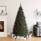 Vidaxl Juego de bolas navideñas de poliestireno violeta 111 piezas
