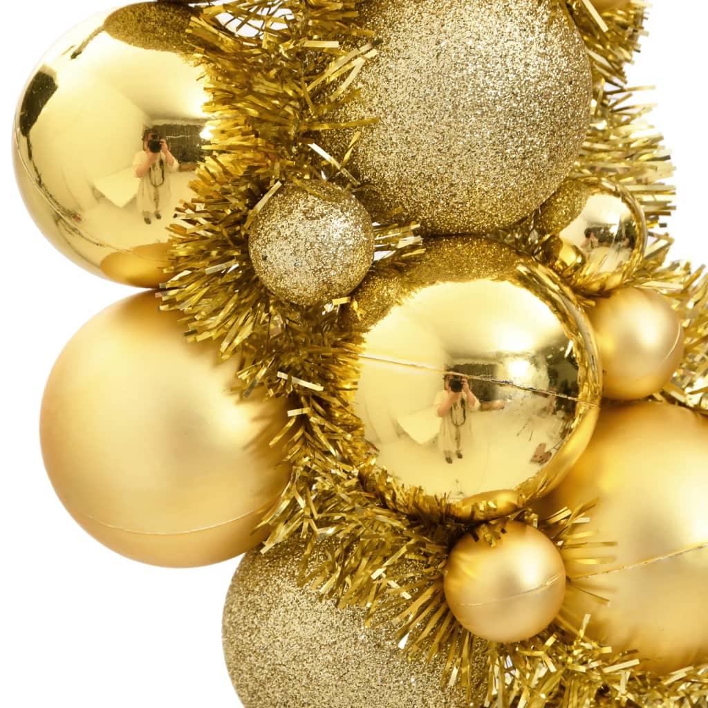 Vidaxl Christmas Wreath 45 cm de poliestireno dorado