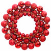 Vidaxl kerstkrans 45 cm polystyreen rood