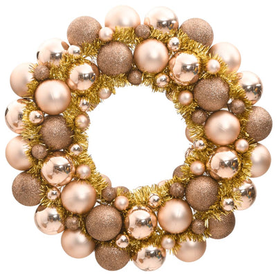 Vidaxl Christmas Greath 45 cm in polistirene rosé oro