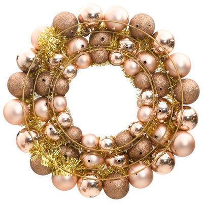 Vidaxl Christmas Greath 45 cm in polistirene rosé oro