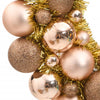 VidaXL Kerstkrans 45 cm polystyreen roségoud