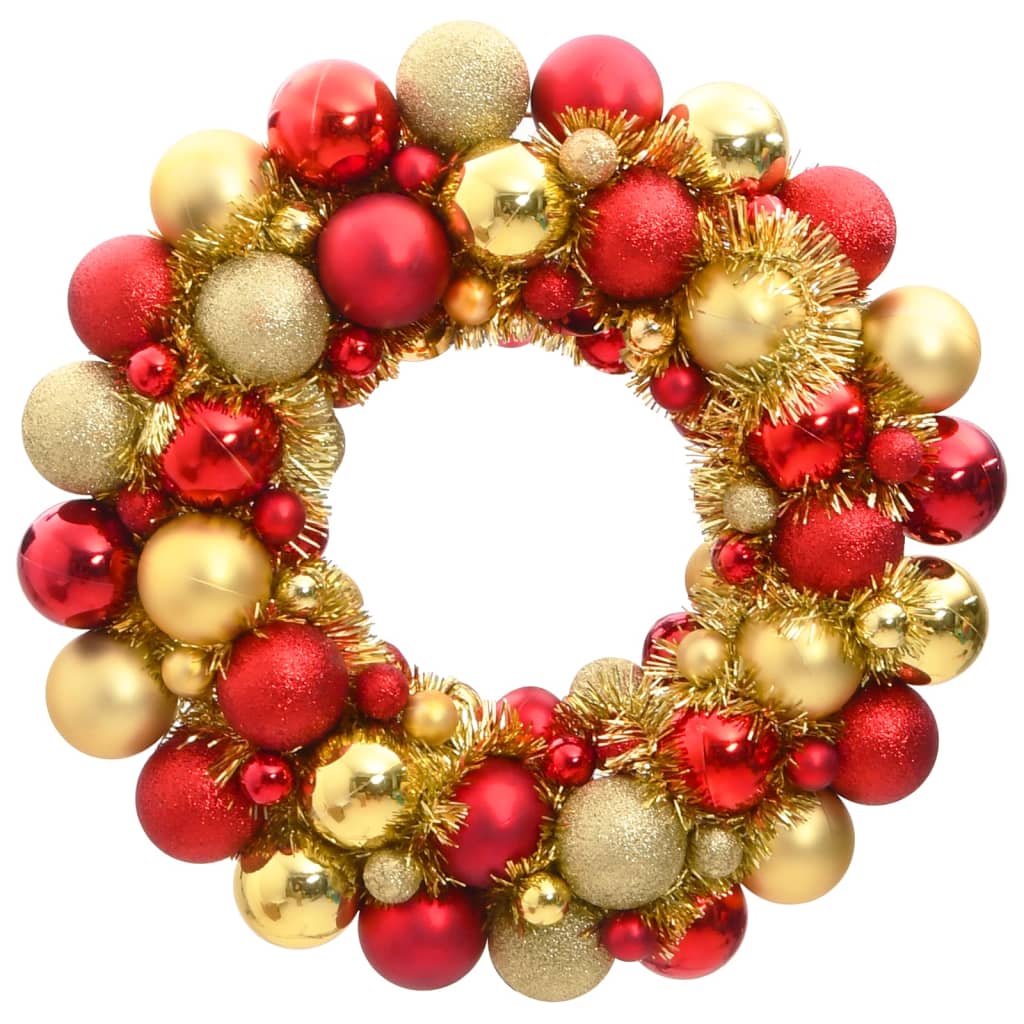 VIDAXL GHAINT GIORNALIMENTO 45 cm Rosso in polistirene e oro