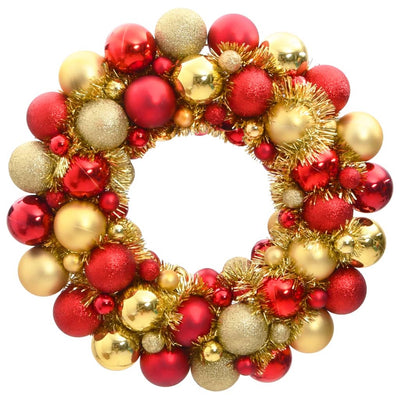 VIDAXL GHAINT GIORNALIMENTO 45 cm Rosso in polistirene e oro