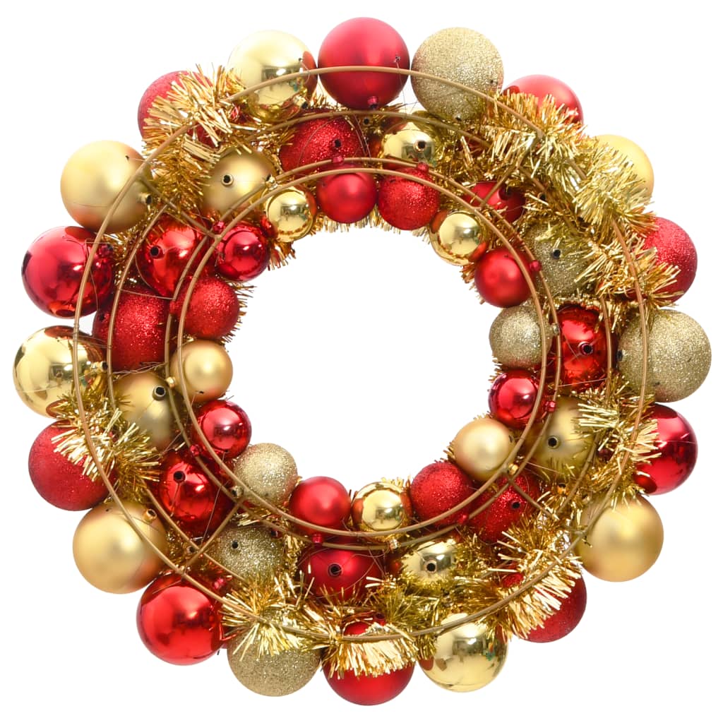 VIDAXL GHAINT GIORNALIMENTO 45 cm Rosso in polistirene e oro