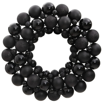 Vidaxl Christmas Greath 45 cm Polytirene Nero