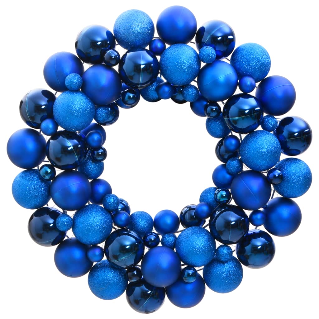 Vidaxl Christmas Greath 45 cm Polytyrene Blue