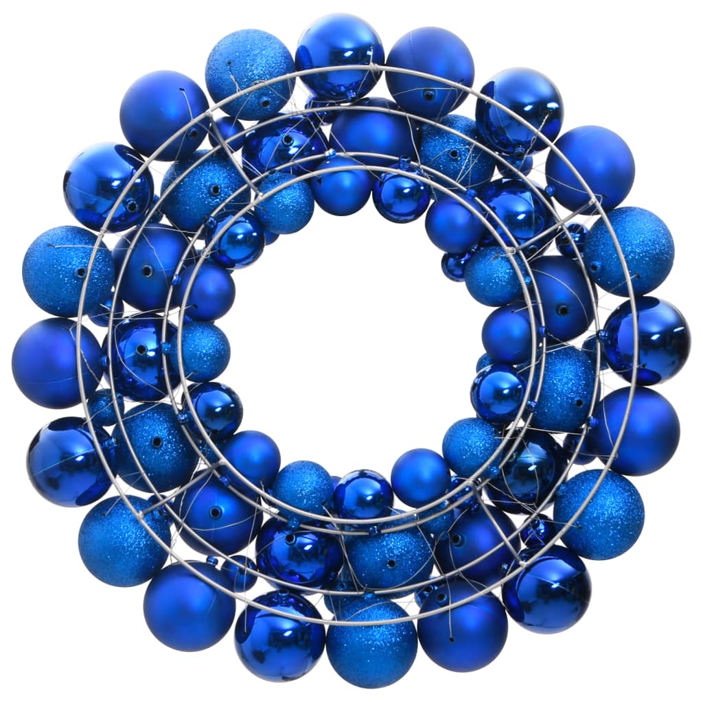 Vidaxl Christmas Greath 45 cm Polytyrene Blue