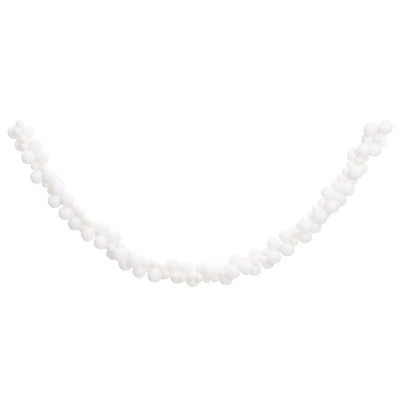 VidaXL Kerstslinger ballen 175 cm polystyreen wit