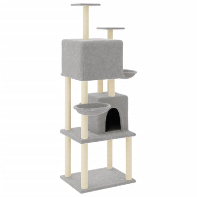 Vidaxl Cat Furniture con graffi di sisal 180 cm grigio chiaro