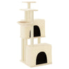 Muebles de gato de Vidaxl con postes de rascado de sisal 122 cm de crema