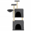 Muebles de gato de Vidaxl con postes de rascado de sisal 122 cm de gris oscuro