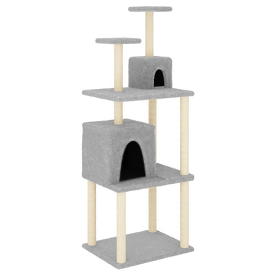 Vidaxl Cat Furniture con graffi di sisal 167 cm grigio chiaro