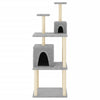 Vidaxl Cat Furniture con graffi di sisal 167 cm grigio chiaro