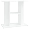 Vidaxl Aquarium Standard 60x30x60 cm Bianco in legno elaborato