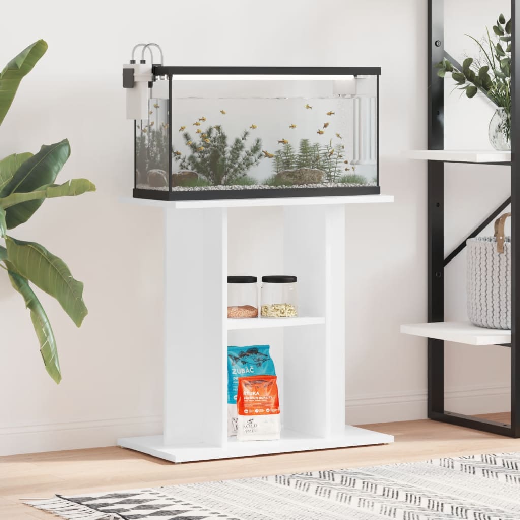 Vidaxl Aquarium Standard 60x30x60 cm Bianco di legno trasformato in legno