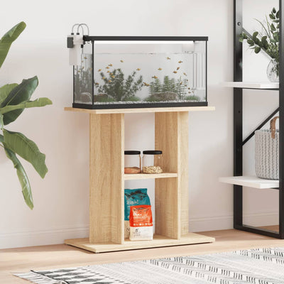 Vidaxl Aquarium Standard 60x30x60 cm Oak in legno trasformato Sonoma colorato