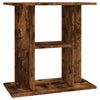 Estándar de Aquarium Vidaxl 60x30x60 cm de madera propiedad de roble ahumado