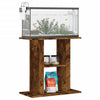 Estándar de Aquarium Vidaxl 60x30x60 cm de madera propiedad de roble ahumado