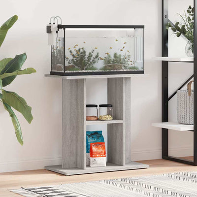 Vidaxl Aquarium Standard 60x30x60 cm Sonoma grigio in legno trasformato