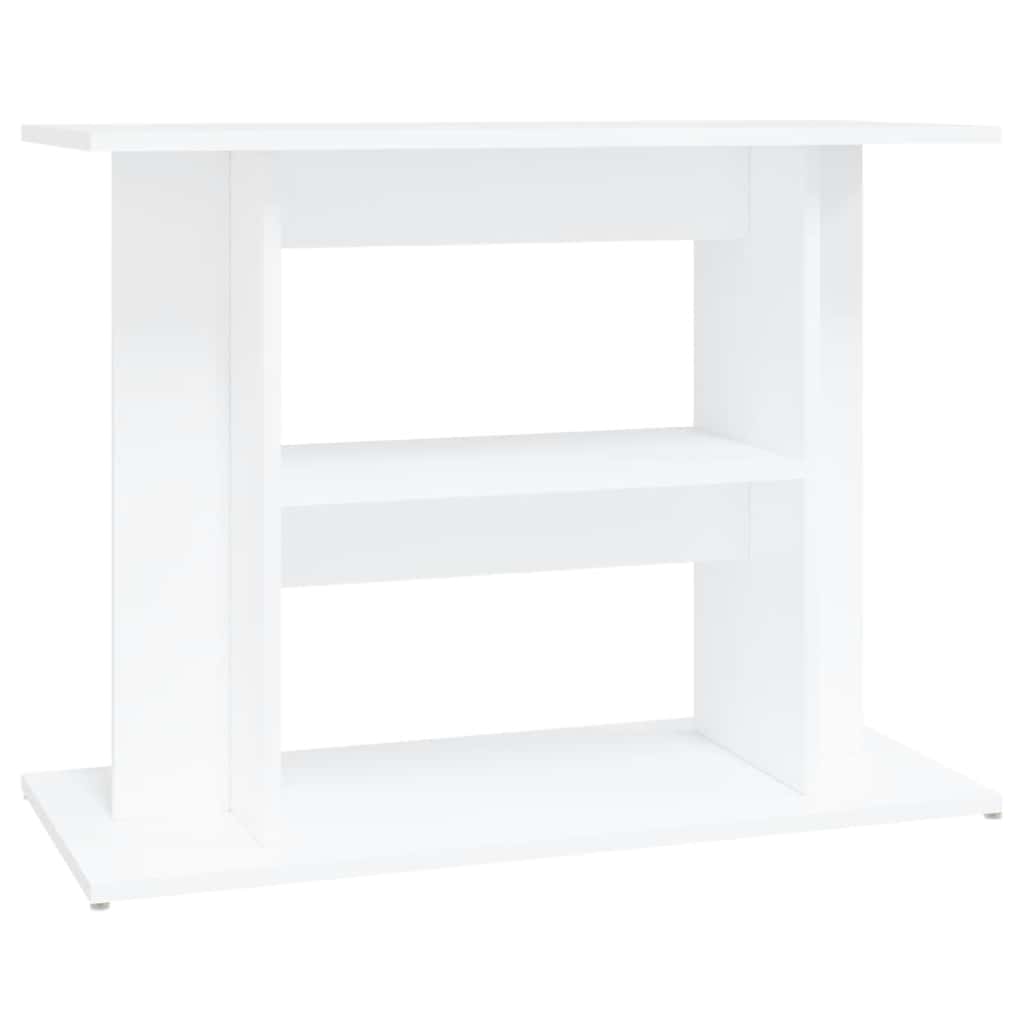 Vidaxl Aquarium Standard 80x35x60 cm de madera procesada blanca