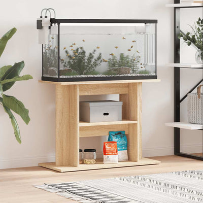 Vidaxl Aquarium Standard 80x35x60 cm Oak in legno trasformato Sonoma colorato