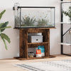 Vidaxl aquariumstandaard gerookt eikenhout 80x35x60 cm bewerkt hout
