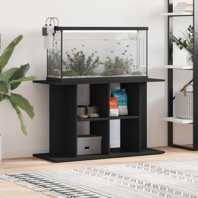 Vidaxl aquariumstandaard 100x40x60 cm bewerkt hout zwart