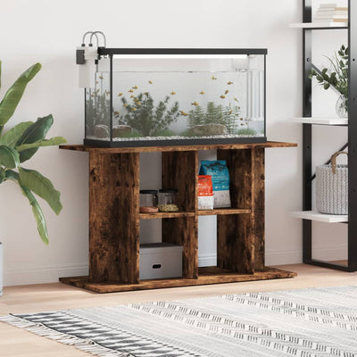 Vidaxl Aquarium Standard 100x40x60 cm Colore di quercia fumato a legna elaborata