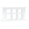 Vidaxl Aquarium Standard 120x40x60 cm Bianco in legno elaborato