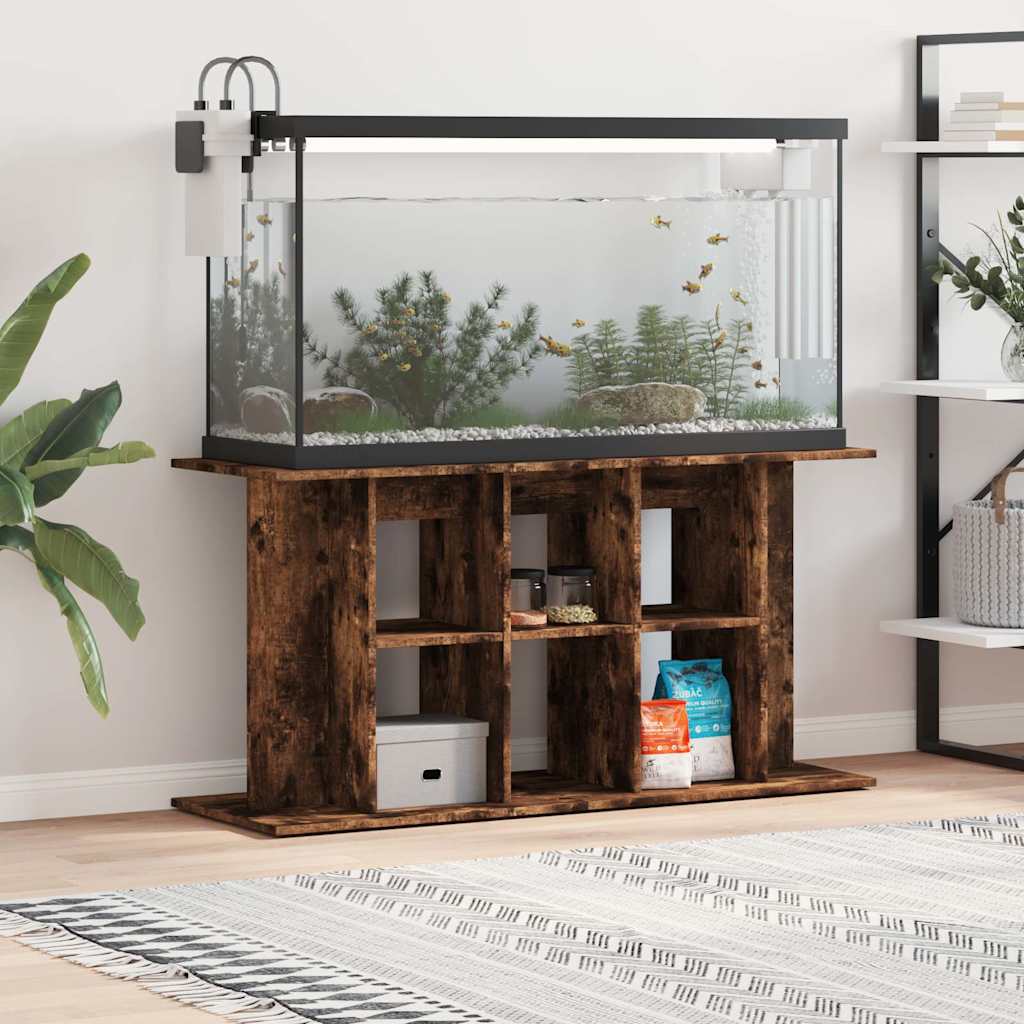 Estándar de Aquarium Vidaxl 120x40x60 cm Color de roble de madera procesada