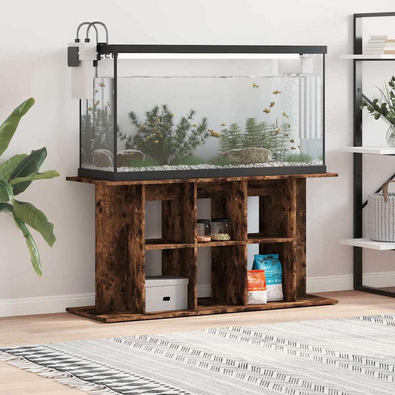 Estándar de Aquarium Vidaxl 120x40x60 cm Color de roble de madera procesada