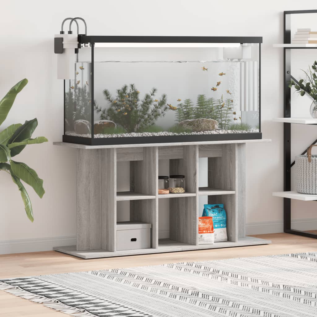 Vidaxl Aquarium Standard 120x40x60 cm Sonoma grigio in legno trasformato