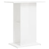 Vidaxl Aquarium Standard 60.5x36x72.5 cm Bianco di lucentezza in legno trasformato