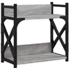 Vidaxl printerstandaard 2-laags 40x20x40 cm bewerkt hout grijs sonoma