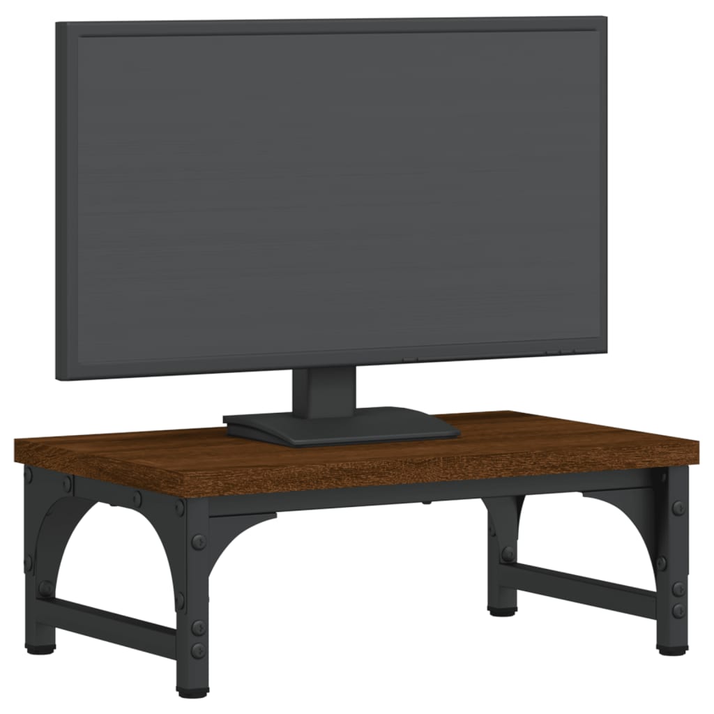 Vidaxl Monitor Standard 37x23x14 cm Color de roble de madera procesada