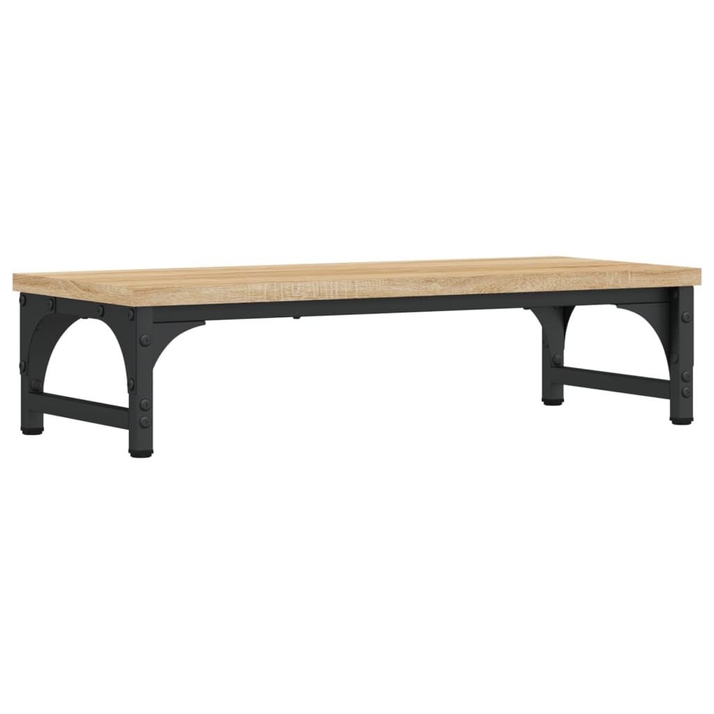 Vidaxl monitorstandaard 55x23x14 cm bewerkt hout sonoma eikenkleurig