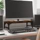 Vidaxl Monitor Standard 55x23x14 cm de madera procesada de roble ahumado