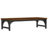 Vidaxl Monitor Standard 55x23x14 cm Color de roble de madera procesada de madera