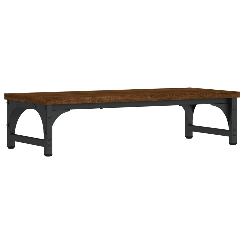 Vidaxl Monitor Standard 55x23x14 cm Color de roble de madera procesada de madera