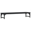 Vidaxl Monitor Standard 85x23x15.5 cm de madera procesada negra