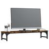 Vidaxl Monitor Standard 85x23x15.5 cm Color de roble ahumado de madera procesada