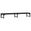 Vidaxl Monitor Standard 105x23x15.5 cm de madera procesada negra