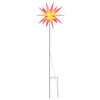 Lámpara de Navidad Vidaxl con pasador de tierra y LED plegable 57 cm rojo