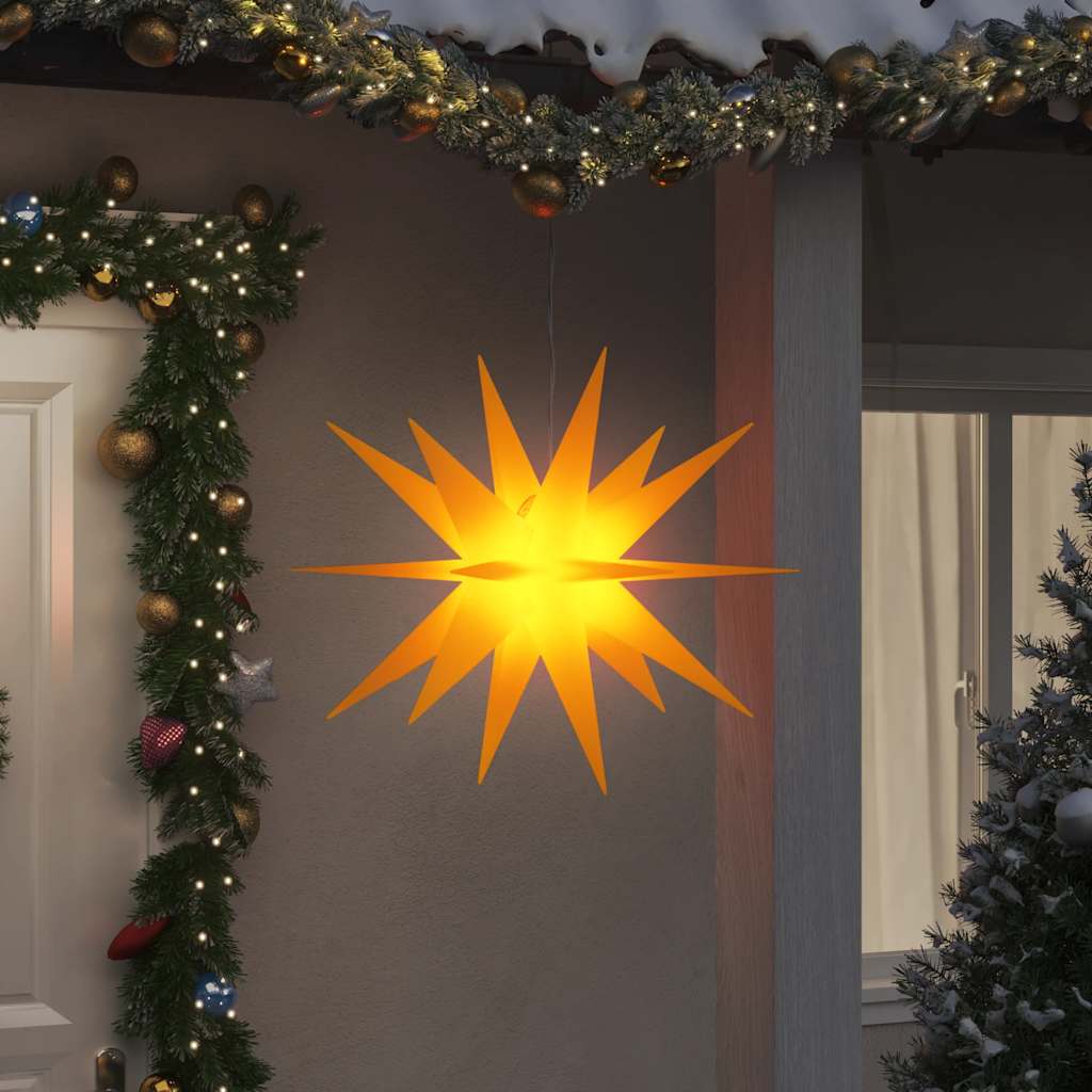 Vidaxl Lampada natalizia con LED pieghevole 100 cm giallo