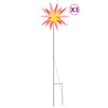 Vidaxl lampade natalizie con perno macinato e LED 3 ST 35 cm di rosso