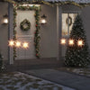 Vidaxl kerstlampen met grondpin en led's 3 st 35 cm wit