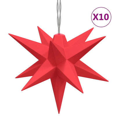Vidaxl Lámpara de Navidad 10 LED 10 cm rojo