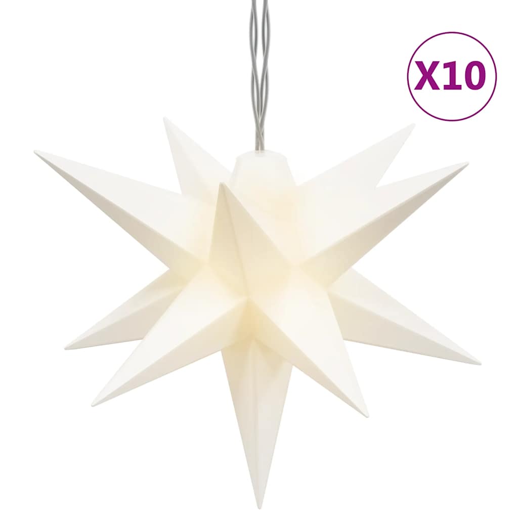 Vidaxl Lámpara de Navidad 10 LED 10 cm blanco