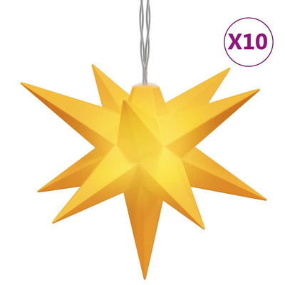 Vidaxl Lámpara de Navidad 10 LED 10 cm Amarillo